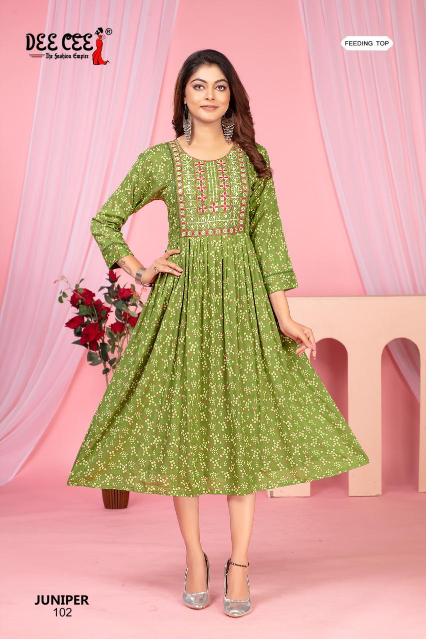 Deecee Juniper catalog kurtis buy online india