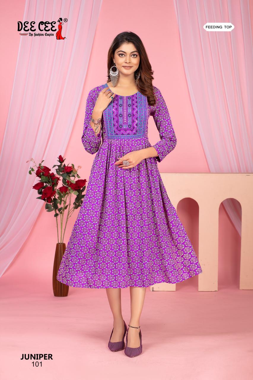 Deecee Juniper catalog kurtis buy online india