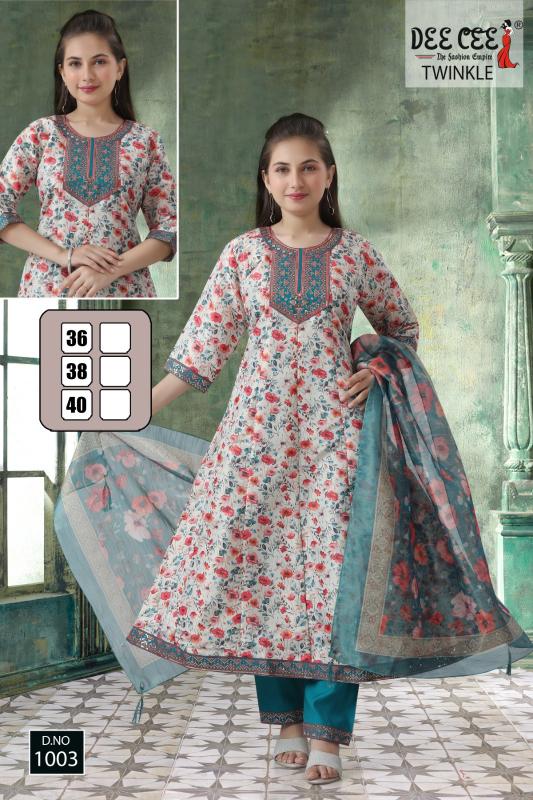 Deecee Twinkle catalog online long kurti india