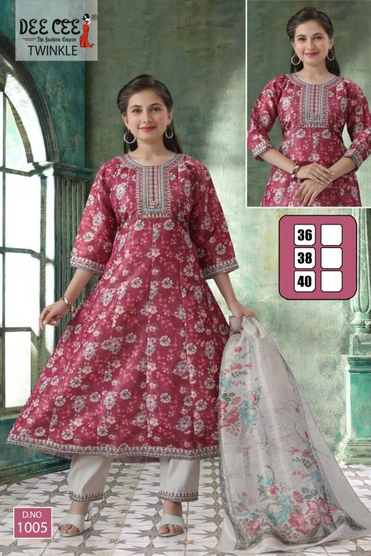 Deecee Twinkle catalog online long kurti india