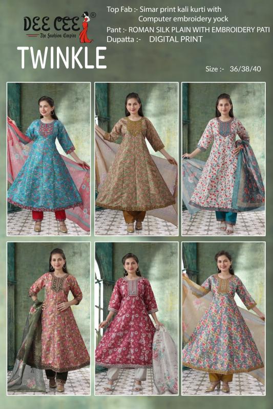 Deecee Twinkle catalog online long kurti india