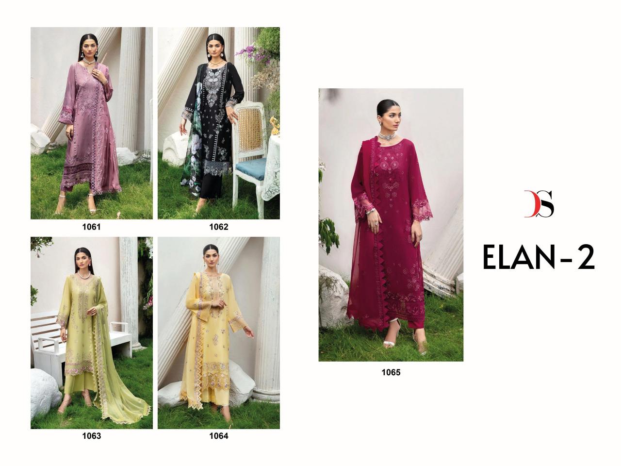Deepsy Elan Lawn 25 Vol 2 Catalog ladies pakistani suits hd