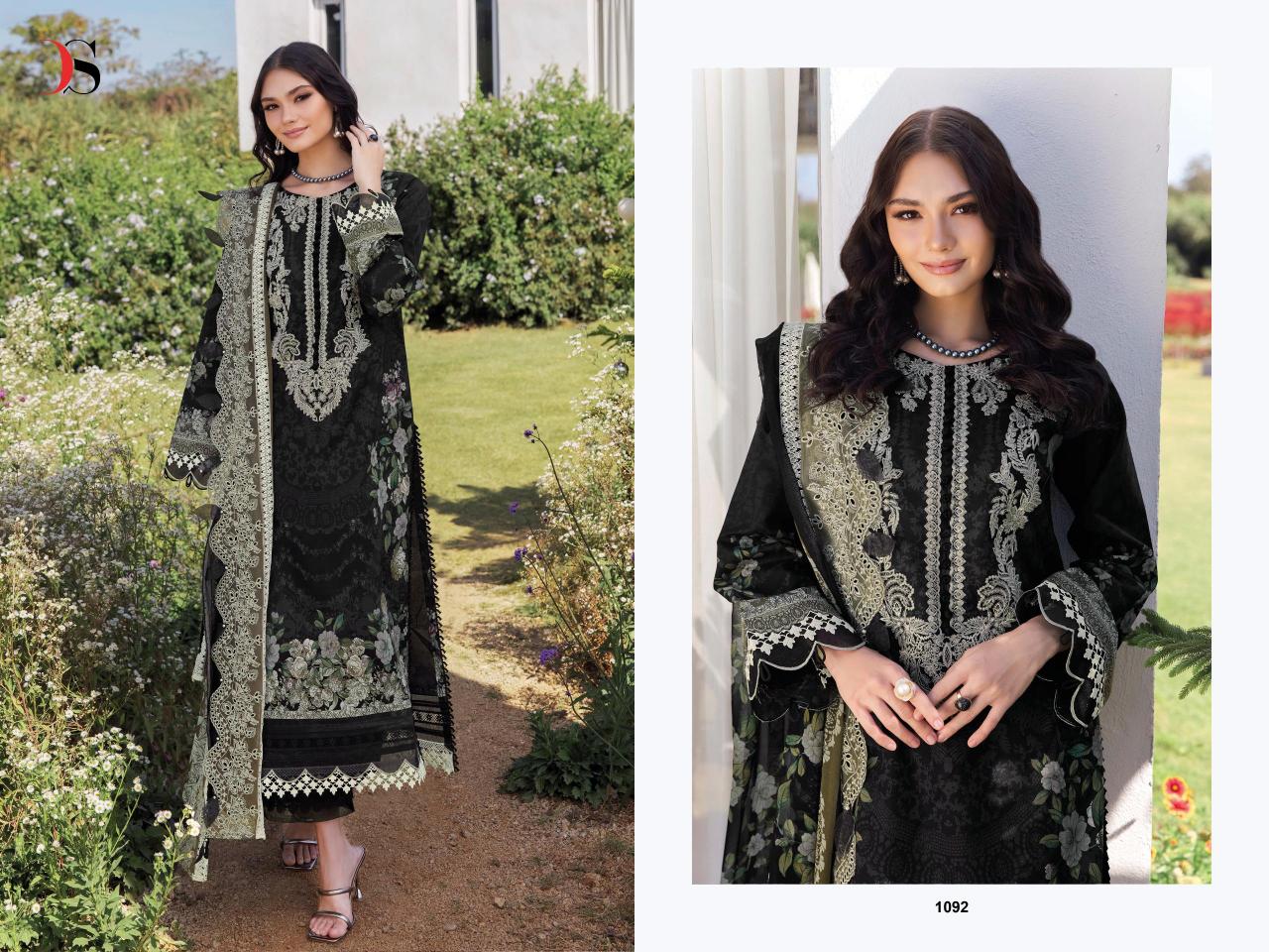 Deepsy Jade Niddle Wonder 25 Catalog Chiffon Dupatta pakistani suits online in delhi