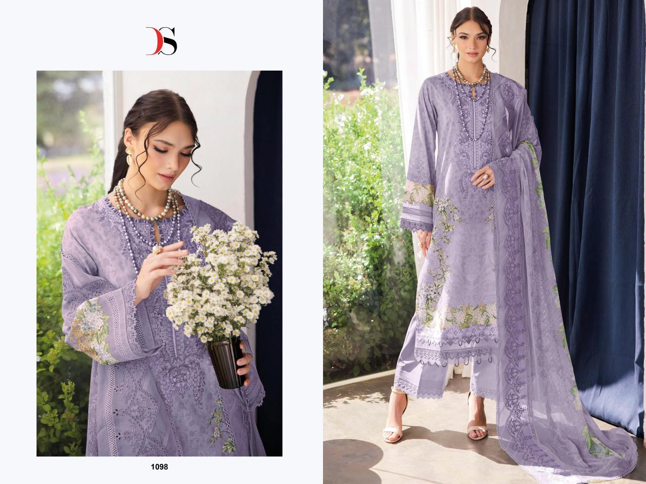 Deepsy Jade Niddle Wonder 25 Catalog Chiffon Dupatta pakistani suits online in delhi