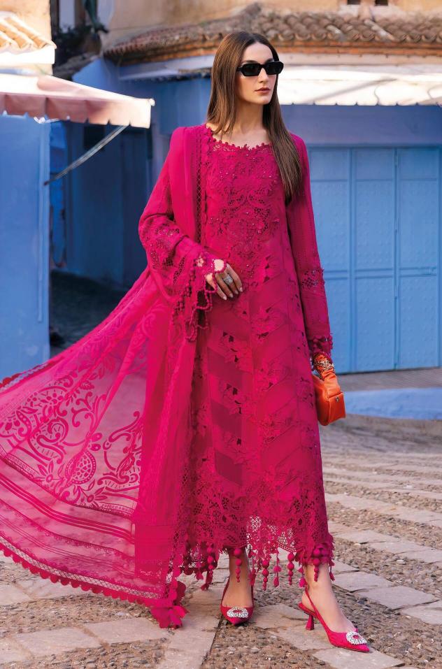 Deepsy Maria B Voyage Lawn 25 catalog Cotton Dupatta pakistani wedding suits in london