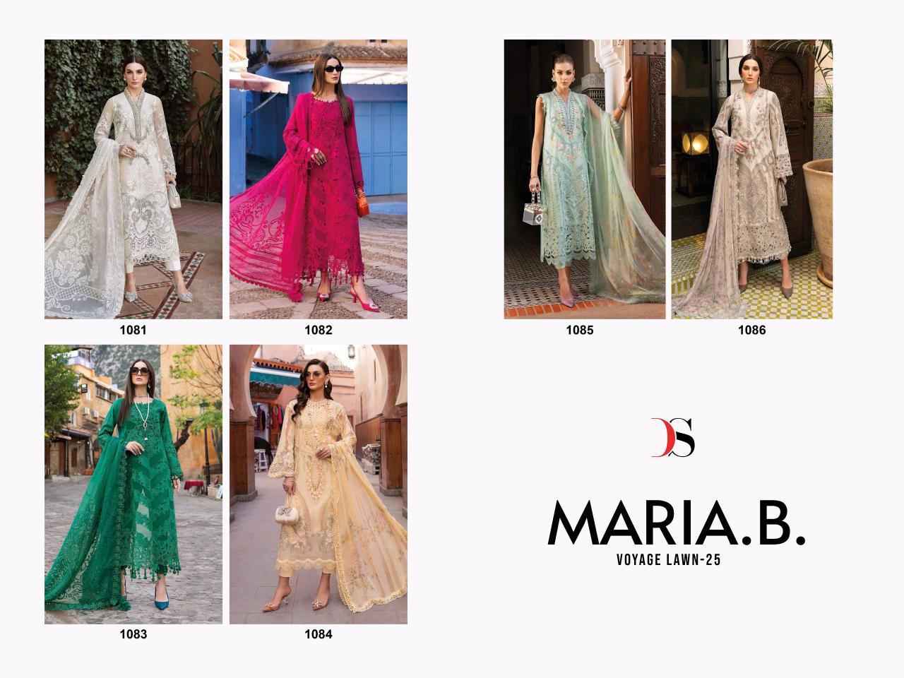Deepsy Maria B Voyage Lawn 25 catalog Cotton Dupatta pakistani wedding suits in london