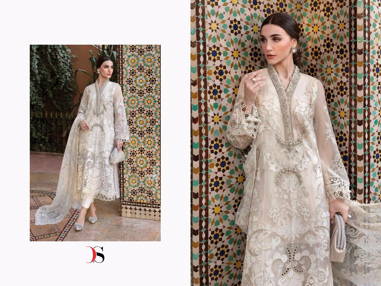 Deepsy Maria B Voyage Lawn 25 catalog Cotton Dupatta pakistani wedding suits in london