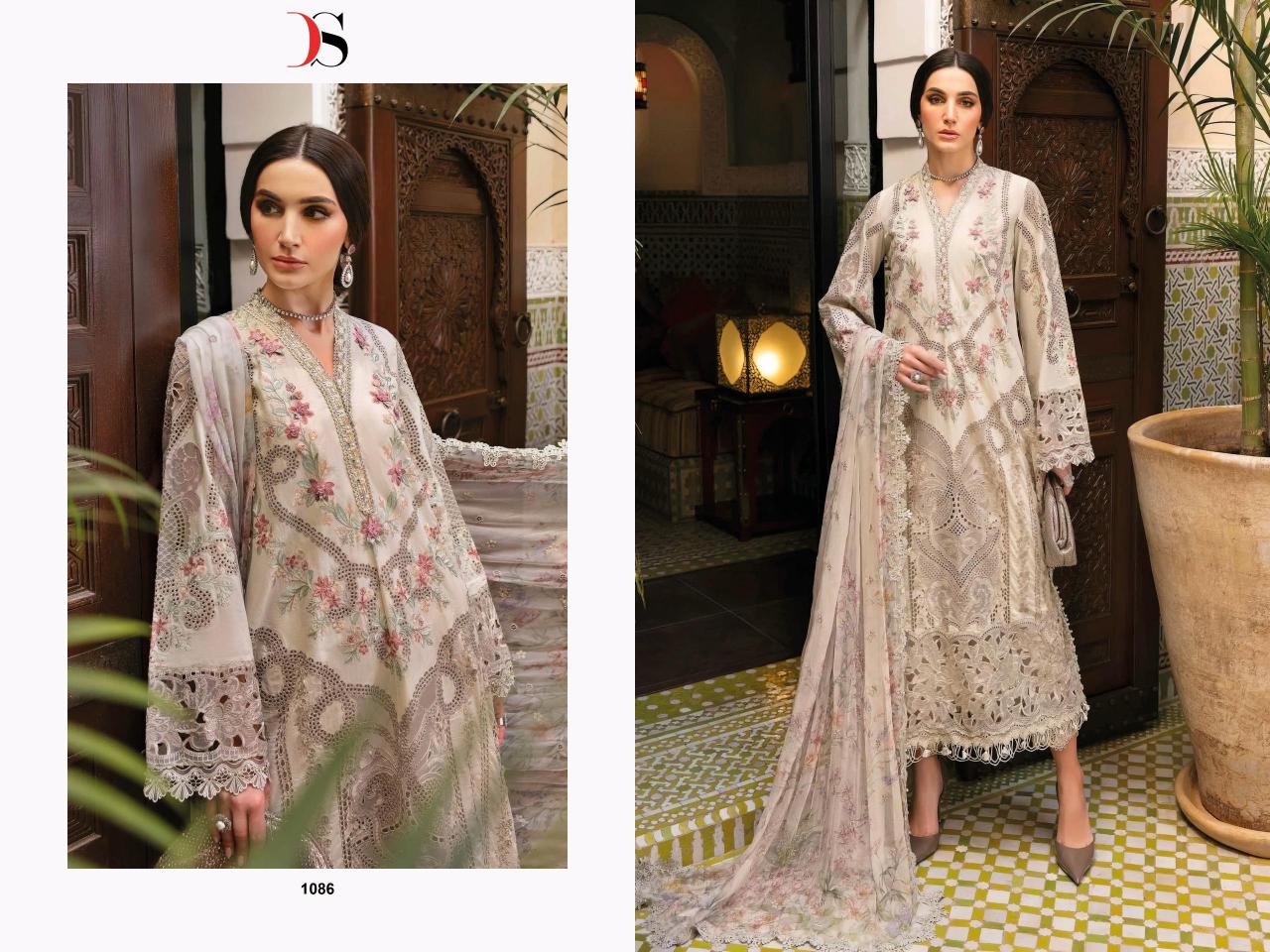 Deepsy Maria B Voyage Lawn 25 catalog Cotton Dupatta pakistani wedding suits in london