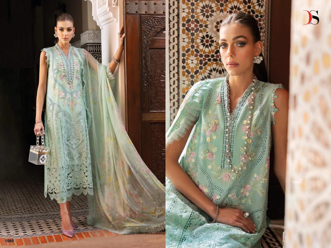 Deepsy Maria B Voyage Lawn 25 catalog Cotton Dupatta pakistani wedding suits in london