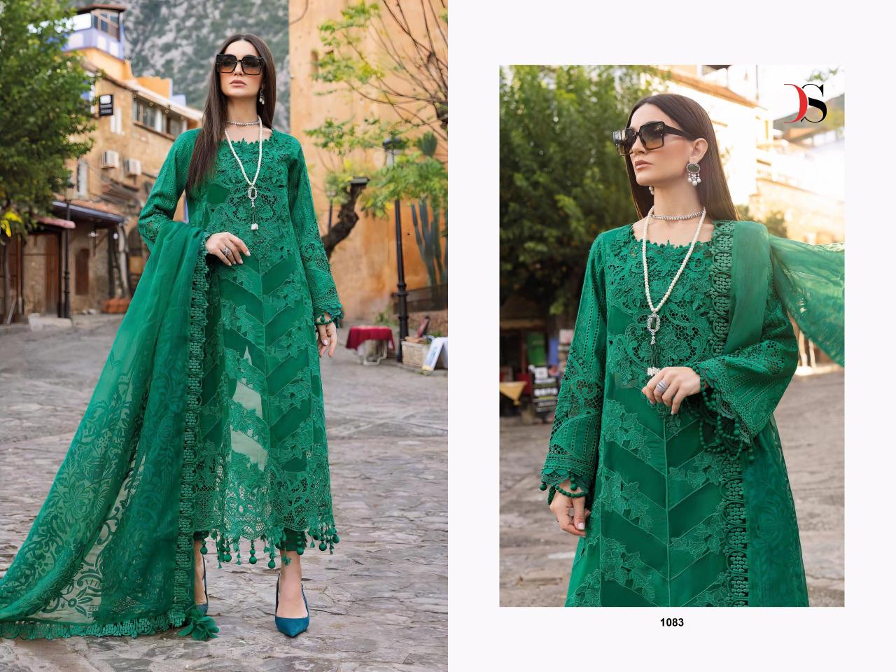 Deepsy Maria B Voyage Lawn 25 catalog Cotton Dupatta pakistani wedding suits in london