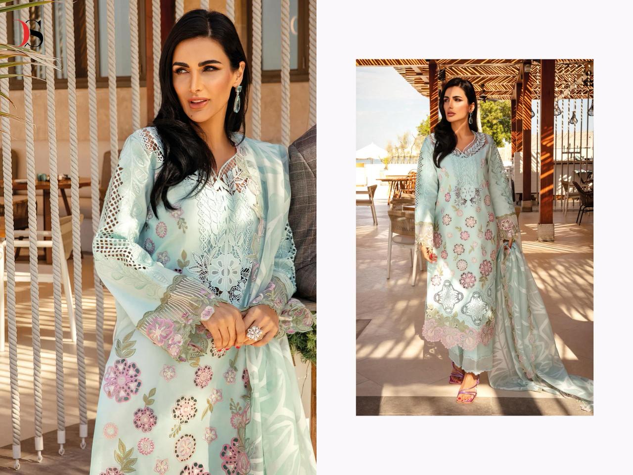 Deepsy Qalamkar 25 Vol 2 catalog pakistani party wear salwar suits designer west