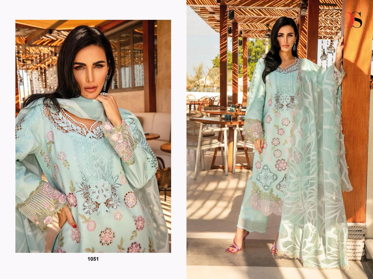 Deepsy Qalamkar 25 Vol 2 catalog pakistani party wear salwar suits designer west