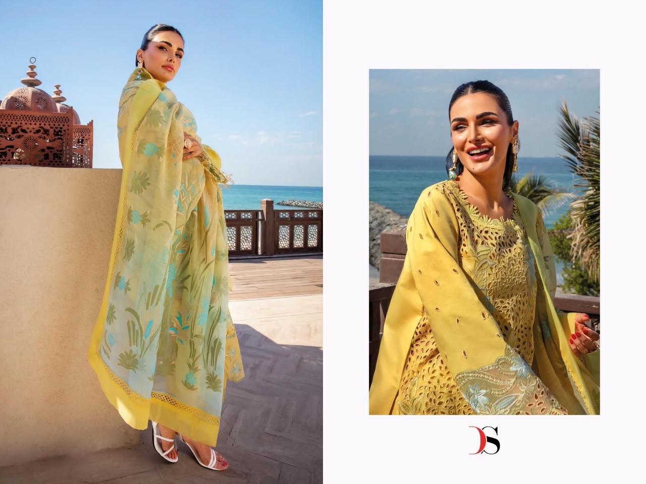 Deepsy Qalamkar 25 Vol 2 catalog pakistani party wear salwar suits designer west