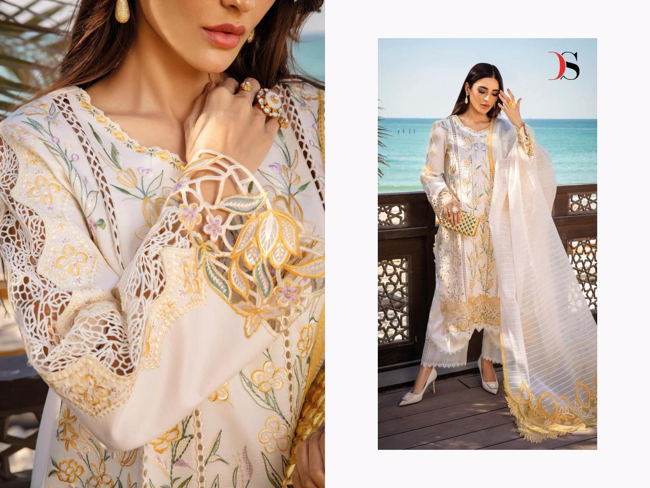 Deepsy Qalamkar 25 Vol 2 catalog pakistani party wear salwar suits designer west
