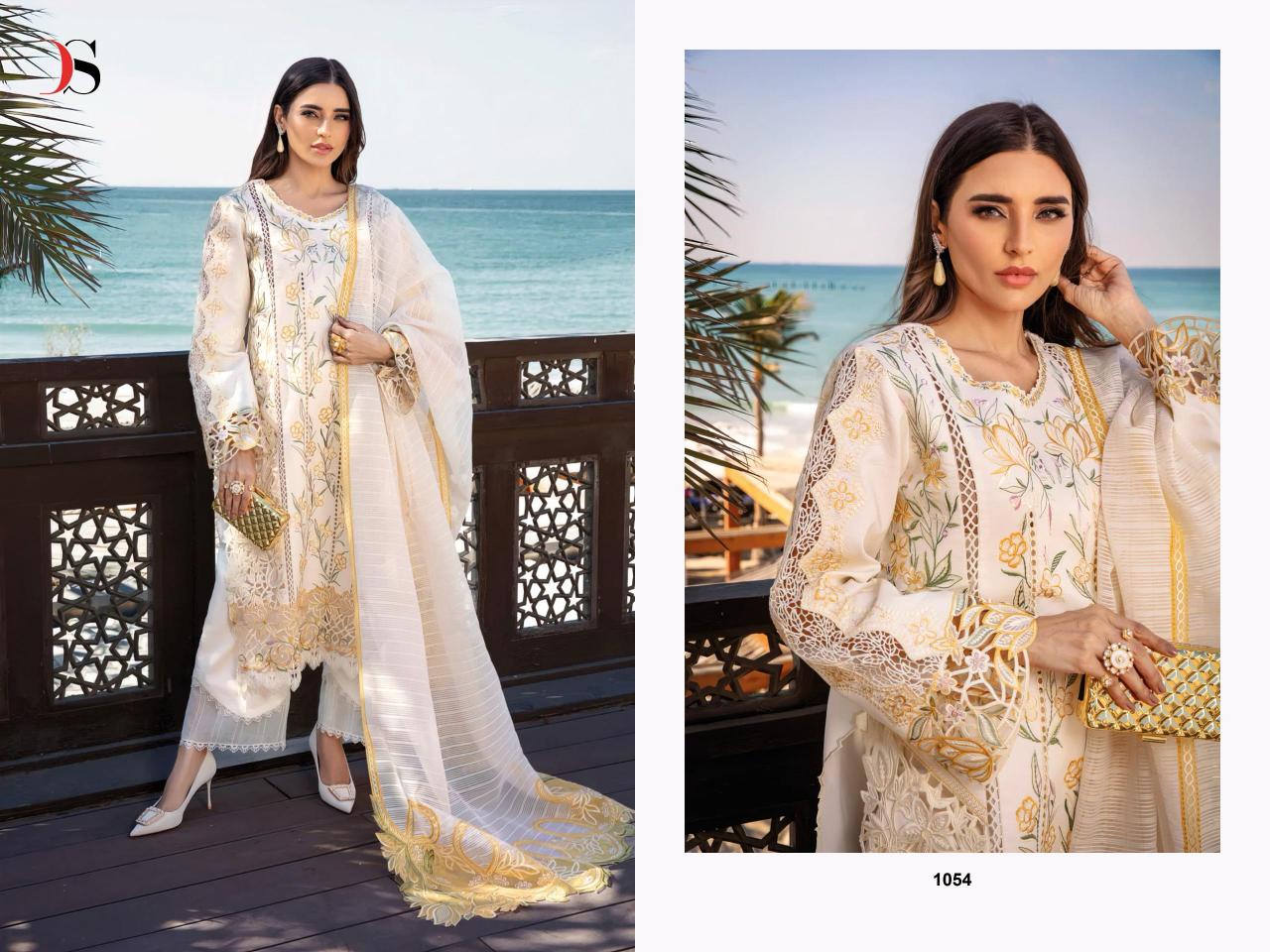 Deepsy Qalamkar 25 Vol 2 catalog pakistani party wear salwar suits designer west