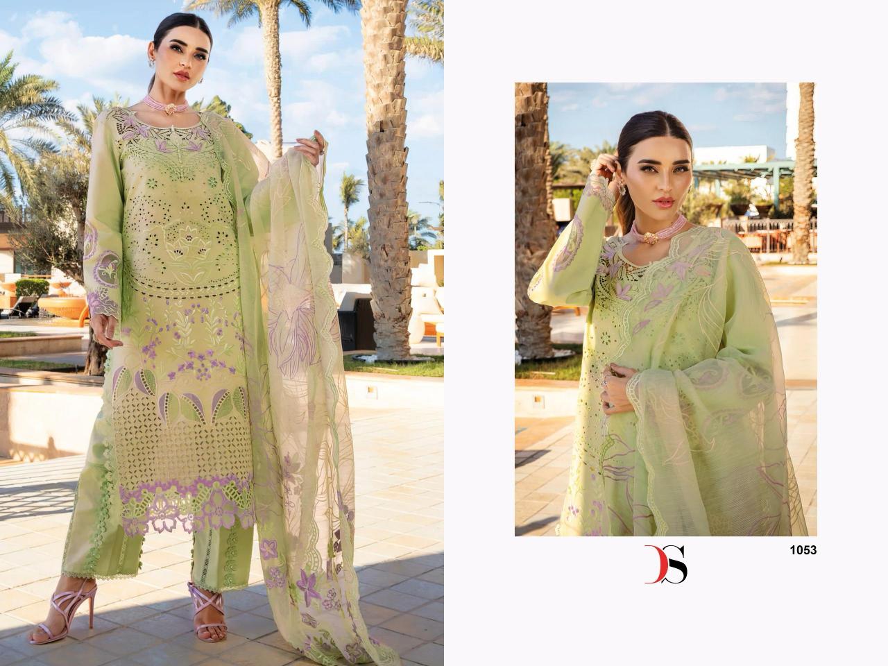 Deepsy Qalamkar 25 Vol 2 catalog pakistani party wear salwar suits designer west