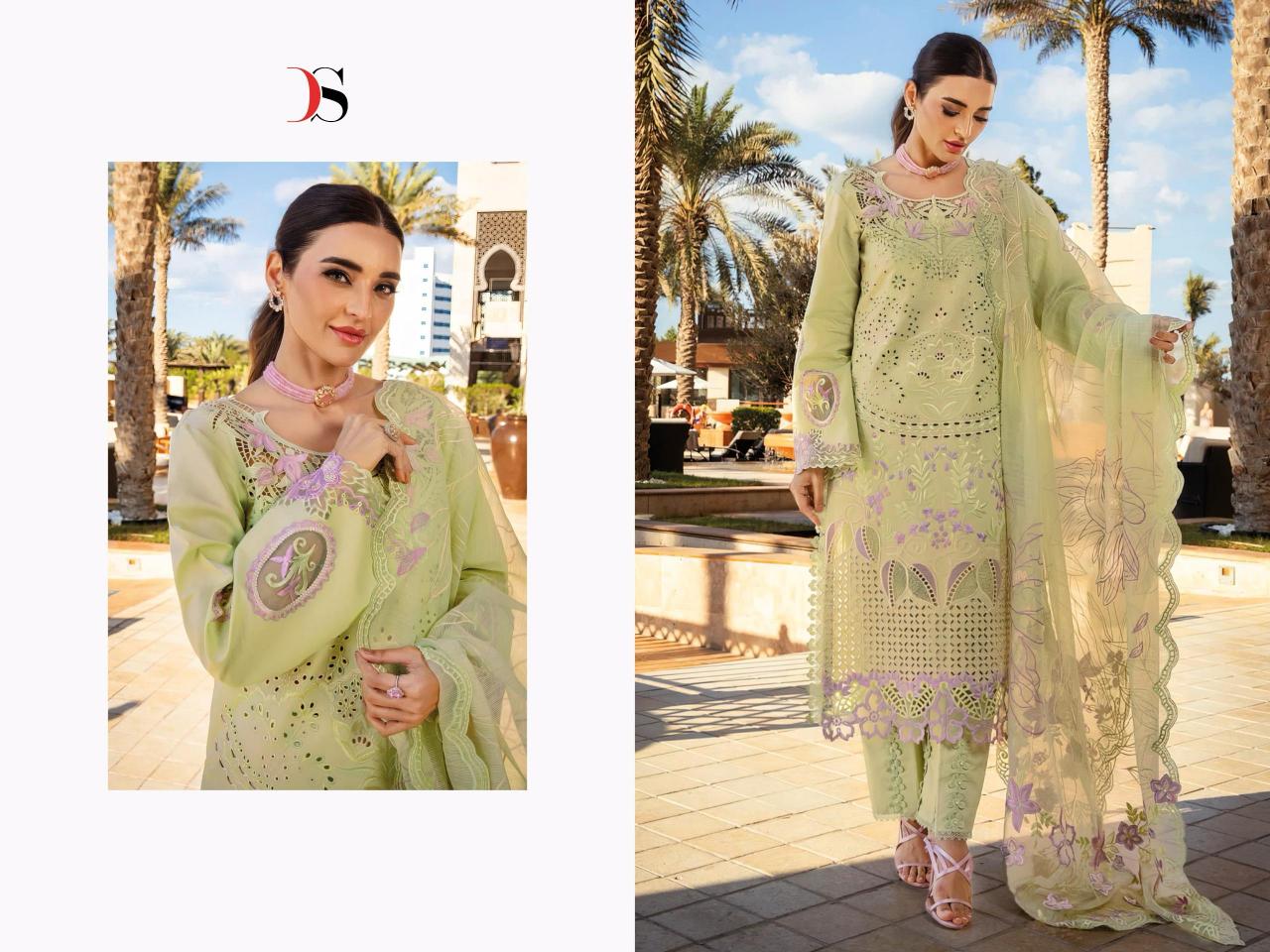Deepsy Qalamkar 25 Vol 2 catalog pakistani party wear salwar suits designer west