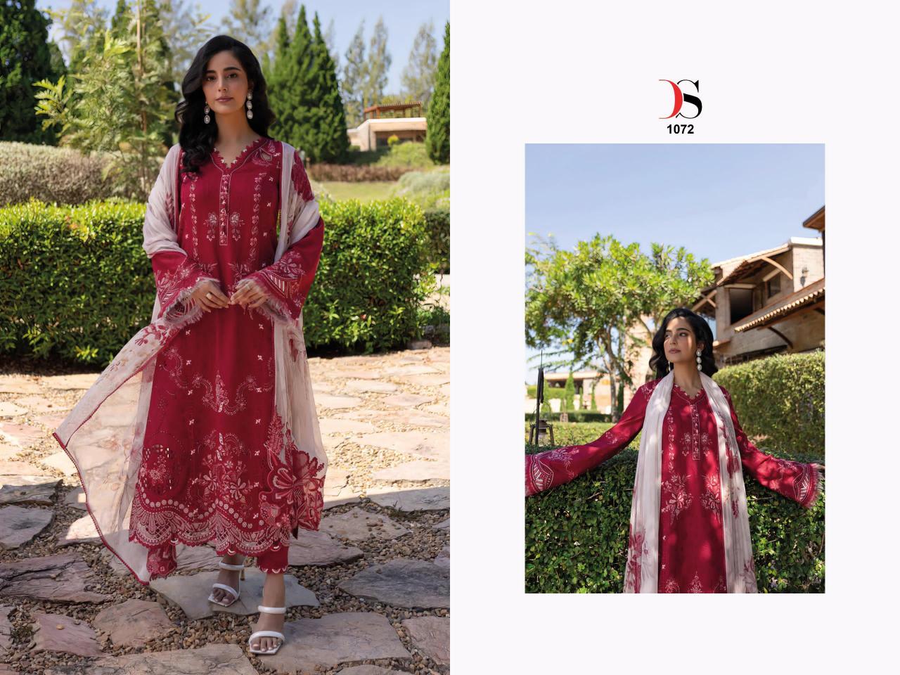 Deepsy Rangrasiya Premium Lawn 25 Catalog Cotton Dupatta online pakistani cotton salwar suit