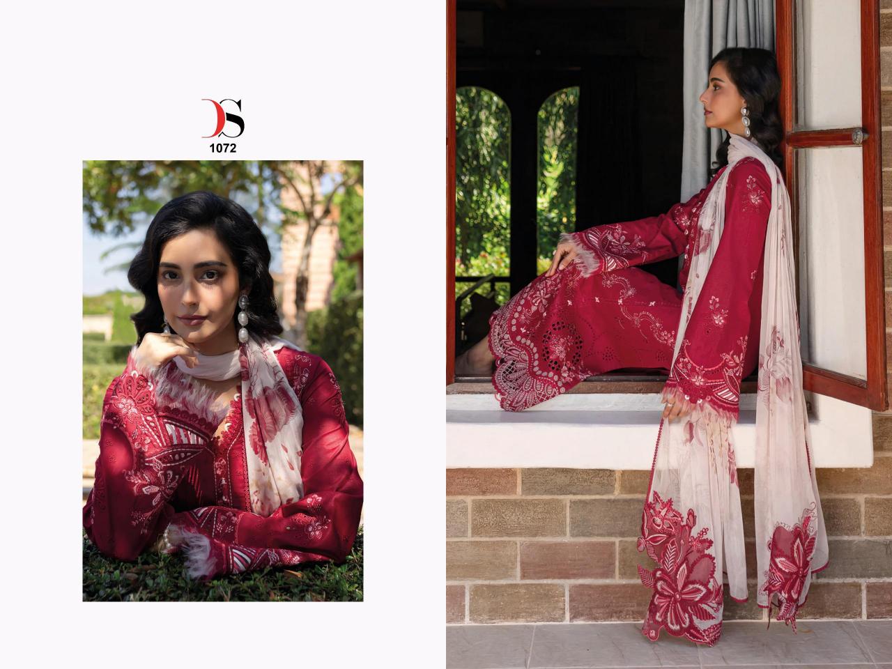 Deepsy Rangrasiya Premium Lawn 25 Catalog Cotton Dupatta online pakistani cotton salwar suit