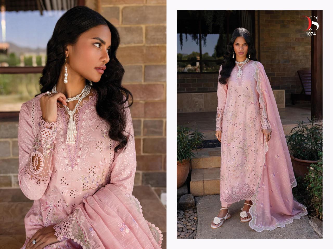 Deepsy Rangrasiya Premium Lawn 25 Catalog Cotton Dupatta online pakistani cotton salwar suit