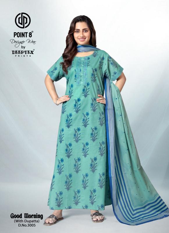 Deeptex Good Morning Vol-2 – Cotton Nighty With Dupatta - Wholesale Catalog