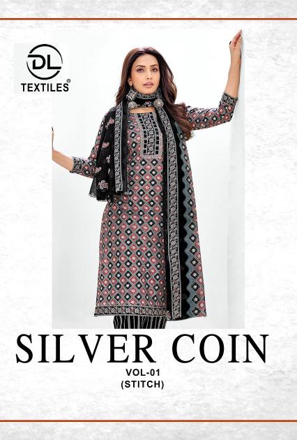 DL Silver Coin Vol-1 – Kurti Pant With Dupatta - Wholesale Catalog
