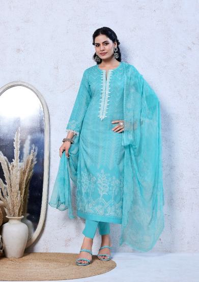 Esaira Lauren Catalog dress material wholesalers in ulhasnagar 