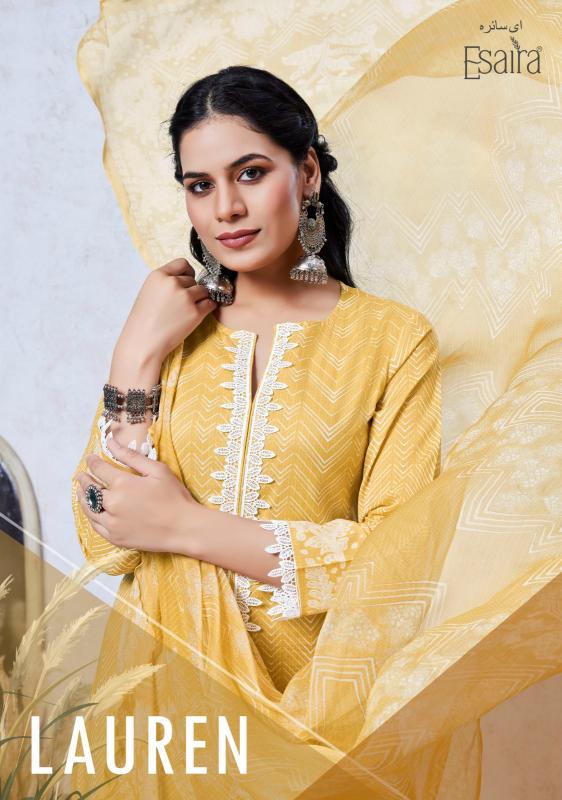 Esaira Lauren Catalog dress material wholesalers in ulhasnagar 