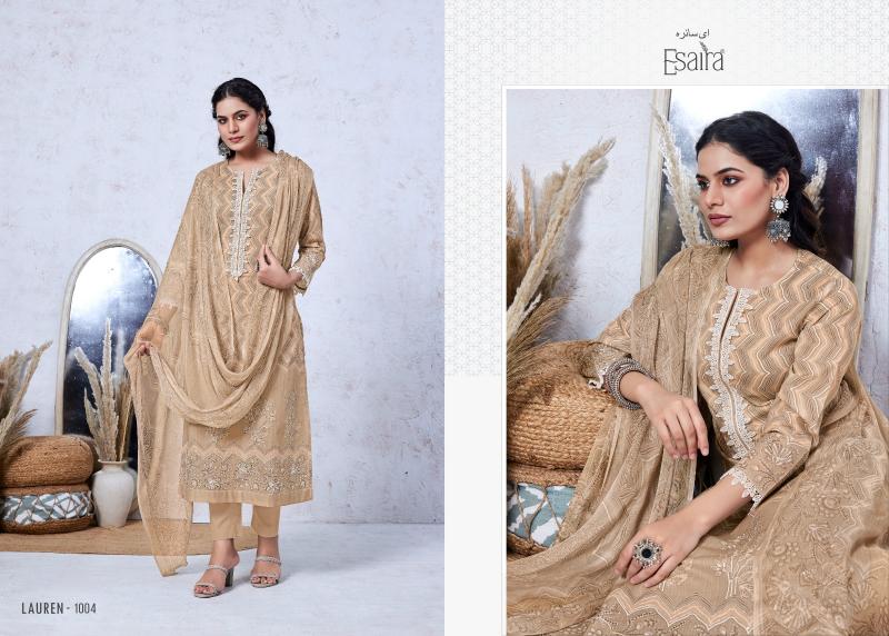 Esaira Lauren Catalog dress material wholesalers in ulhasnagar 