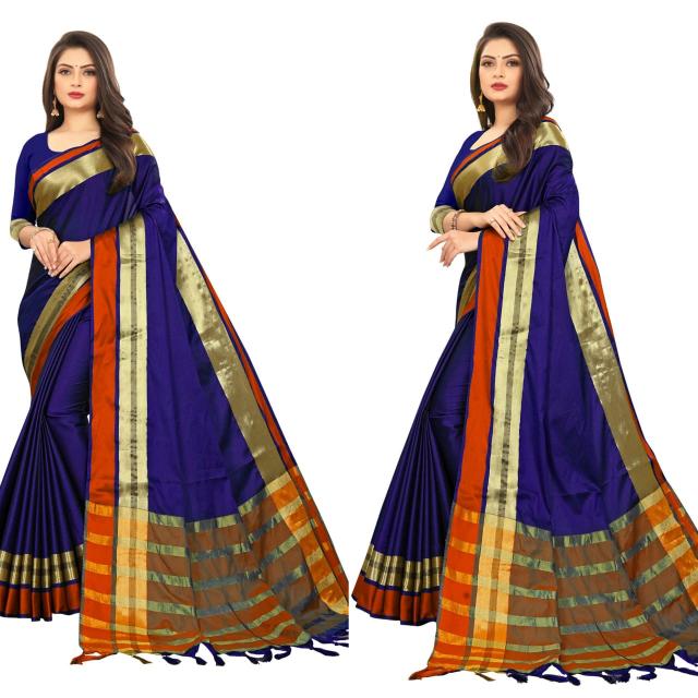 Ethosari Aura Cotton Silk vol 2 catalog designer cotton silk sarees online india
