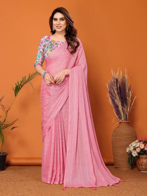 Ethosari Polyester Zari Sari catalog low range saree manufacturer in surat