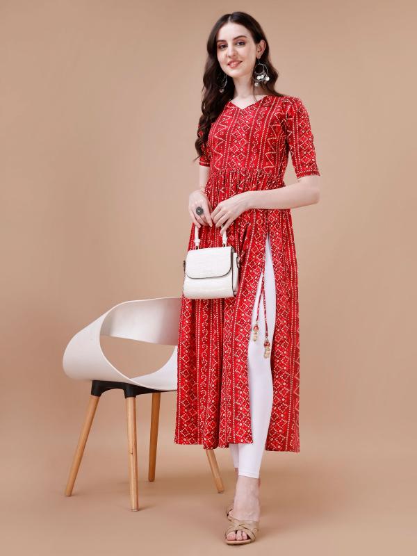 Felocity Bandhani Hits Colour catalog kurti company in india 