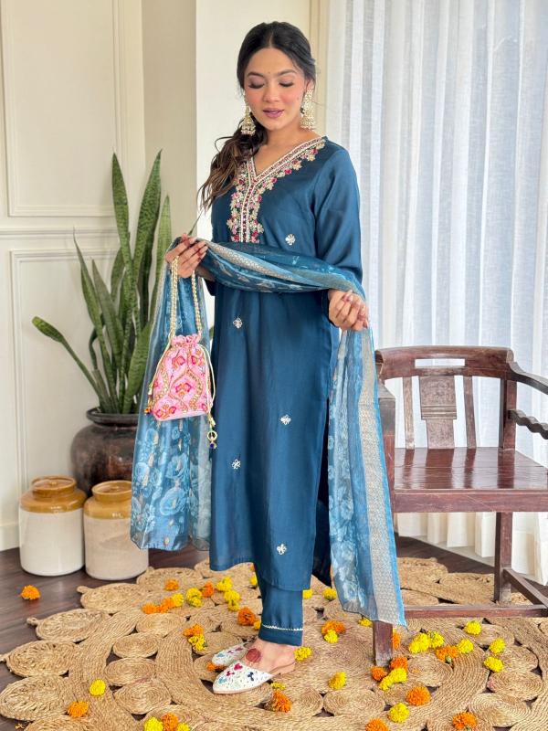 Felocity chanderi vol 1 catalog buy indian kurtis online india