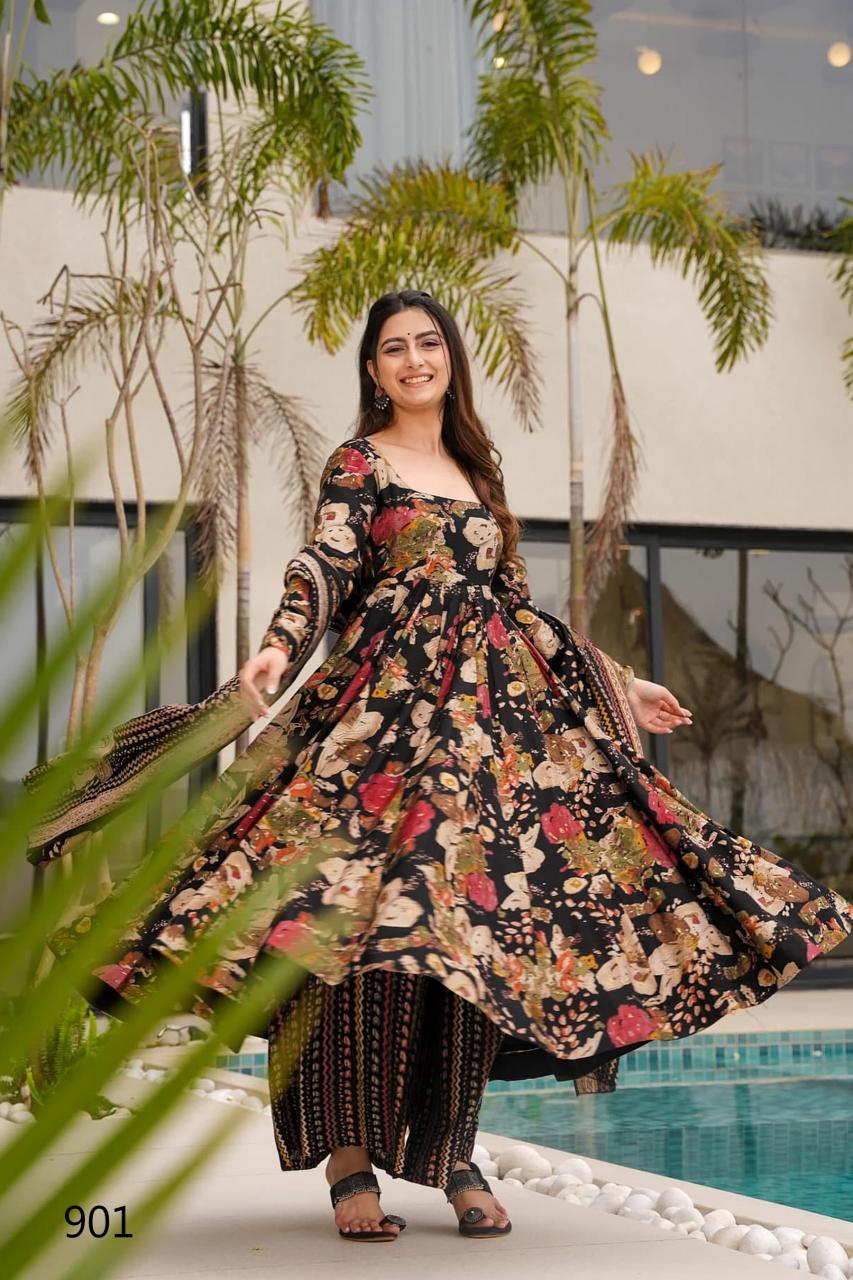 Felocity Clora Vol 9 Catalog buy black long kurti online in india