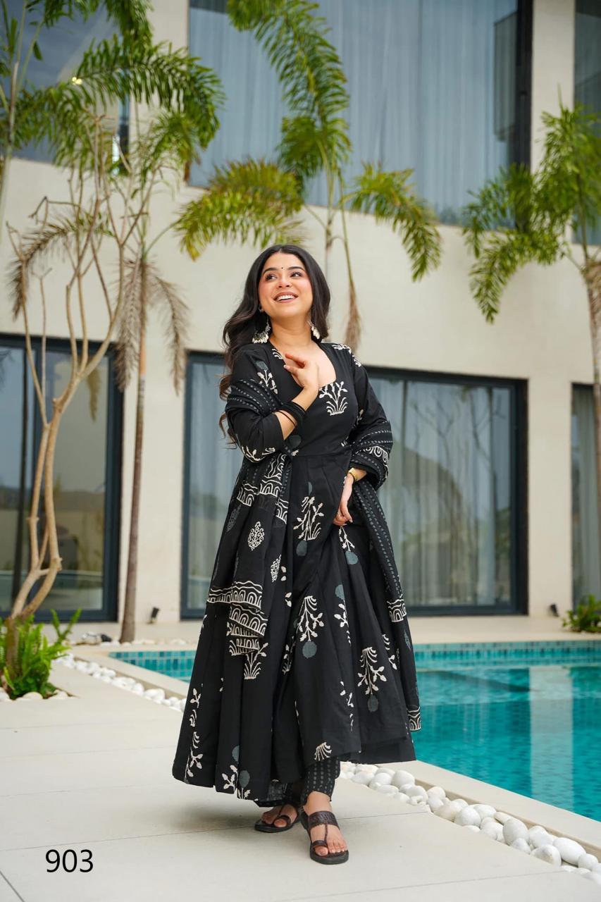 Felocity Clora Vol 9 Catalog buy black long kurti online in india