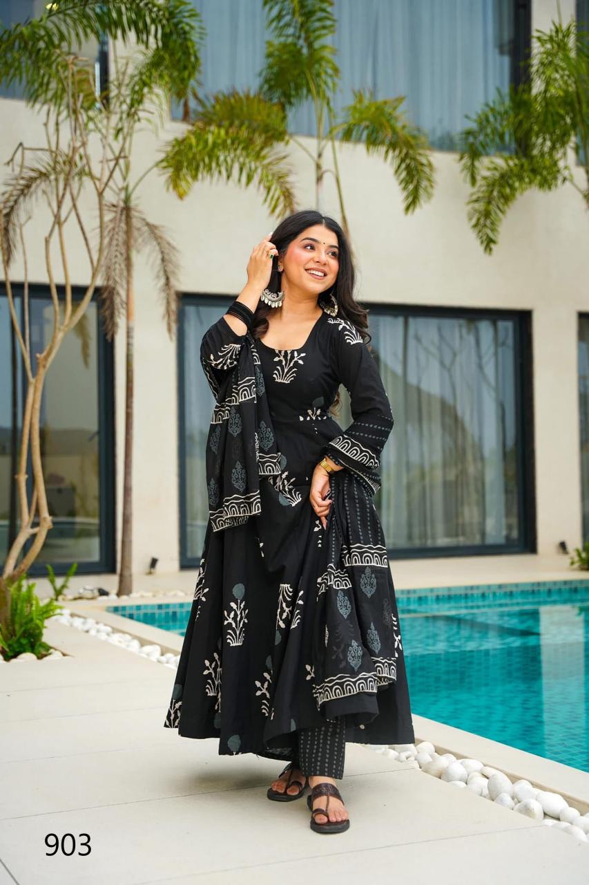 Felocity Clora Vol 9 Catalog buy black long kurti online in india
