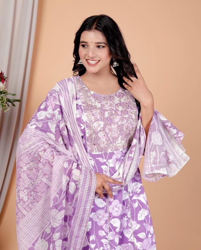 Felocity Cotton Peplam Sharara catalog embroidered cotton kurtis manufacturers india