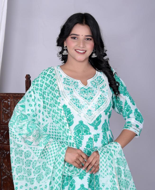 Felocity Cotton Peplam Sharara catalog embroidered cotton kurtis manufacturers india