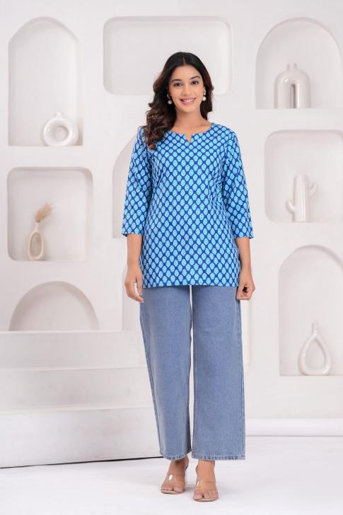 Felocity Cotton Printed vol 1 new look kurti in india