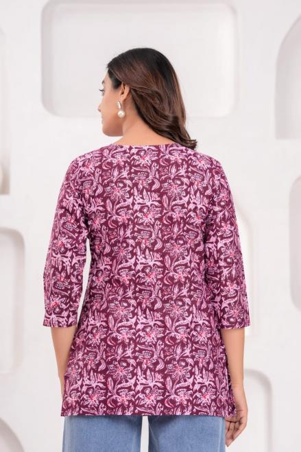 Felocity Cotton Printed vol 1 new look kurti in india