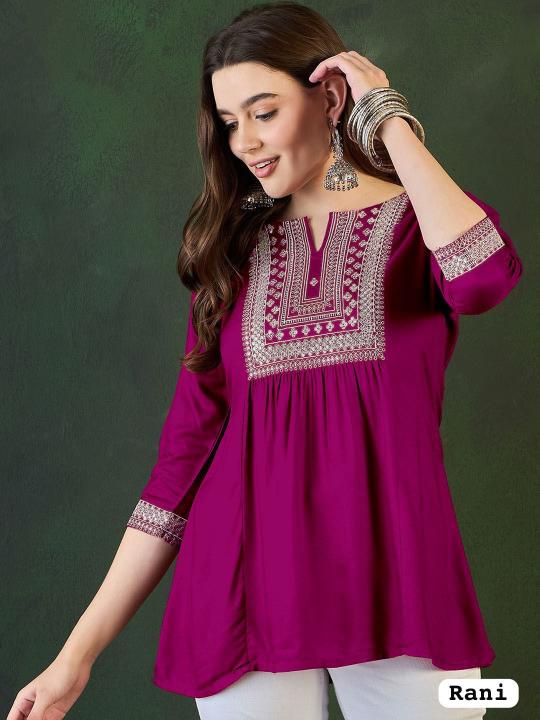 Felocity Heavy Rayon vol 2 catalog buy white short kurtis online india