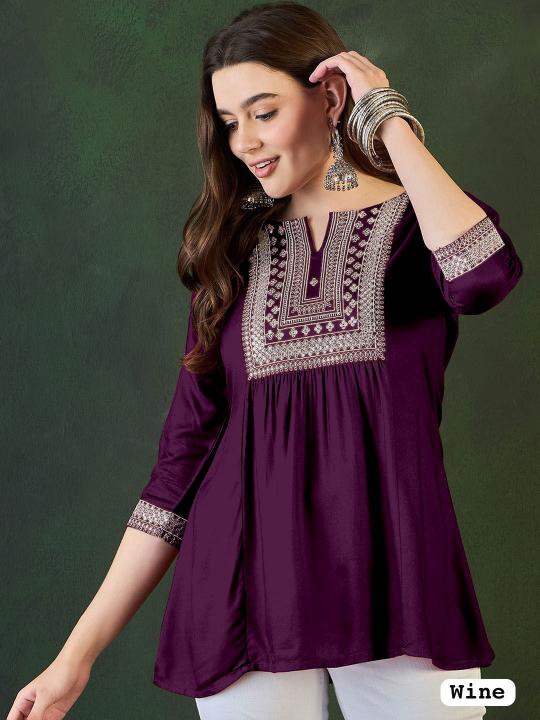 Felocity Heavy Rayon vol 2 catalog buy white short kurtis online india