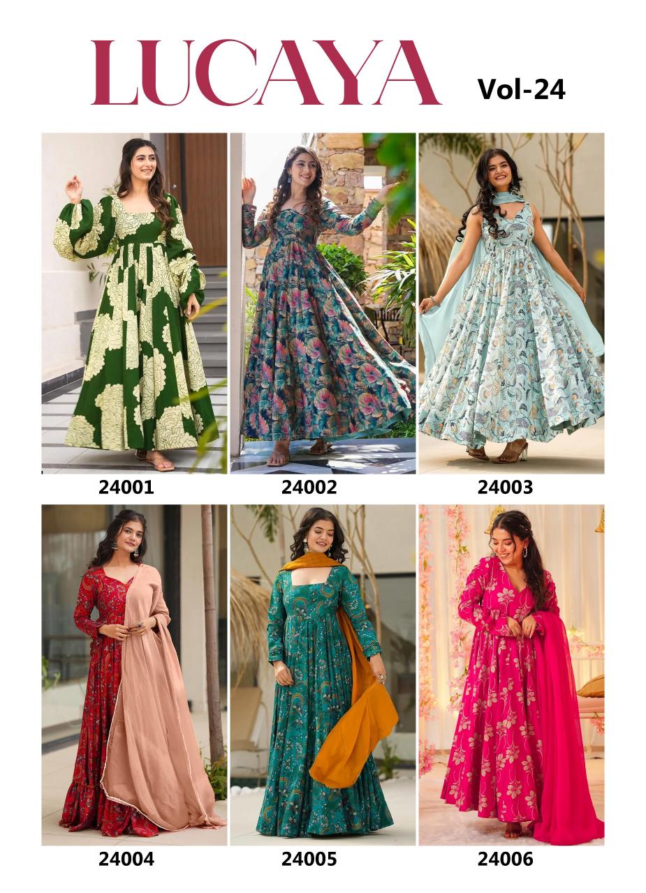 Felocity Lucaya Vol 24 Catalog latest anarkali kurtis india