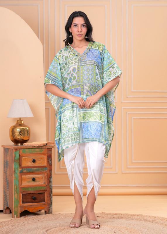 Felocity Premium Quality Georget catalog dhoti style kurti buy online india