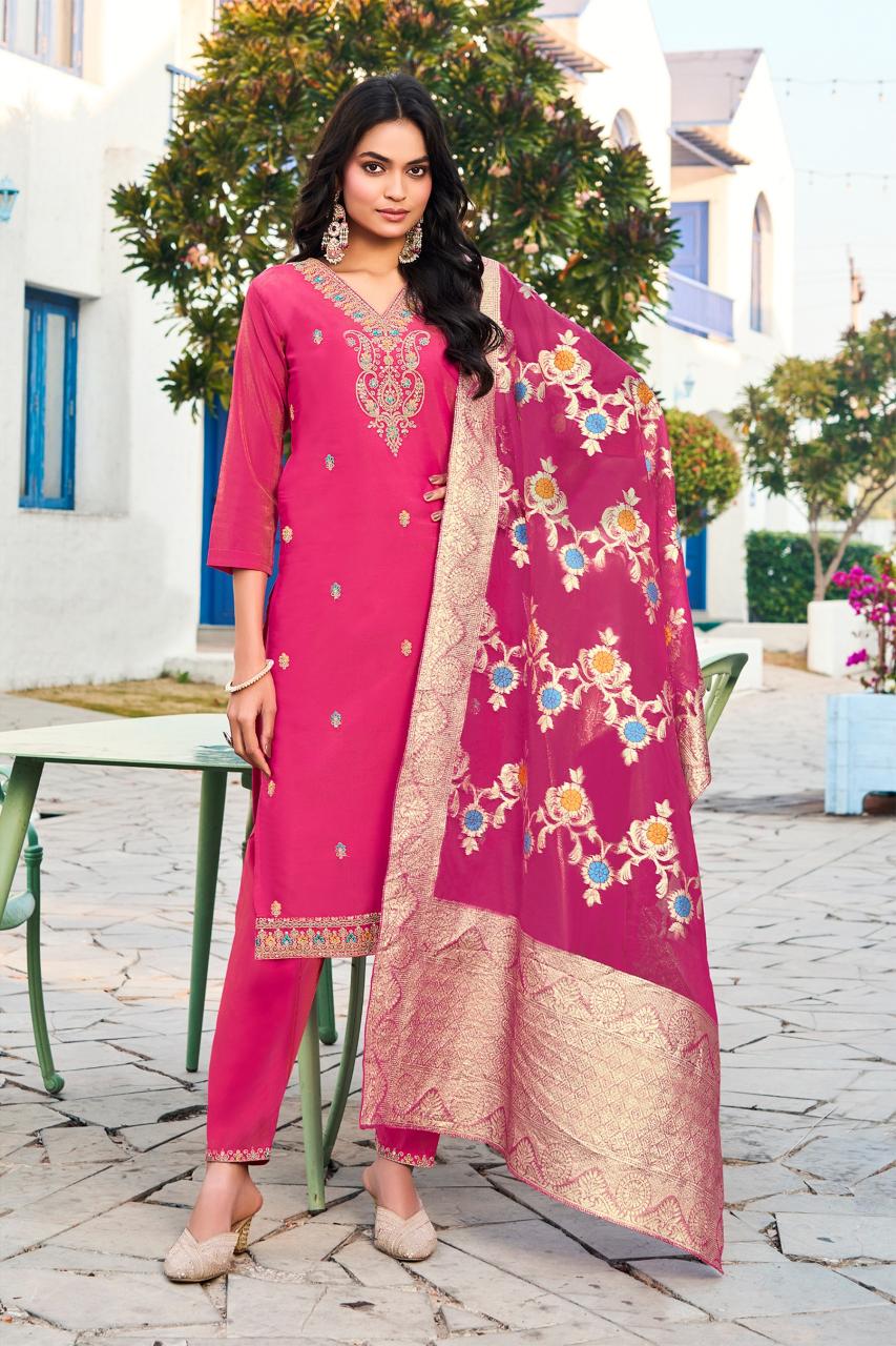 Felocity Pure Roman Simar catalog purple kurtis online india 