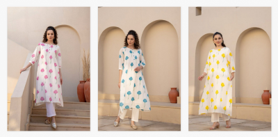 Felocity Tanyaa P 162 Catalog white cotton kurtis online india