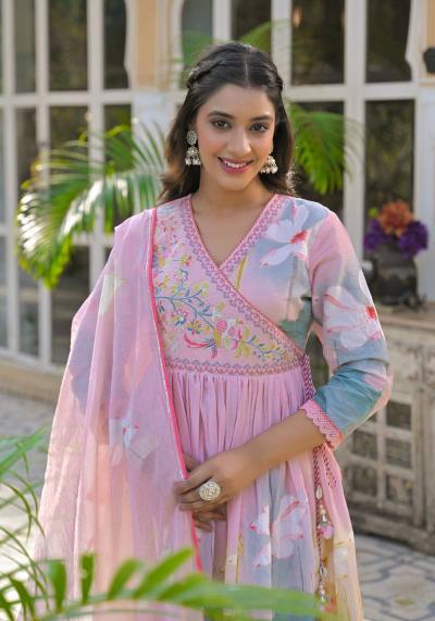 Felocity Tanyaa P 173 catalog Cotton Printed Anarkali kurti set