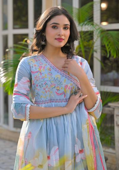 Felocity Tanyaa P 173 catalog Cotton Printed Anarkali kurti set