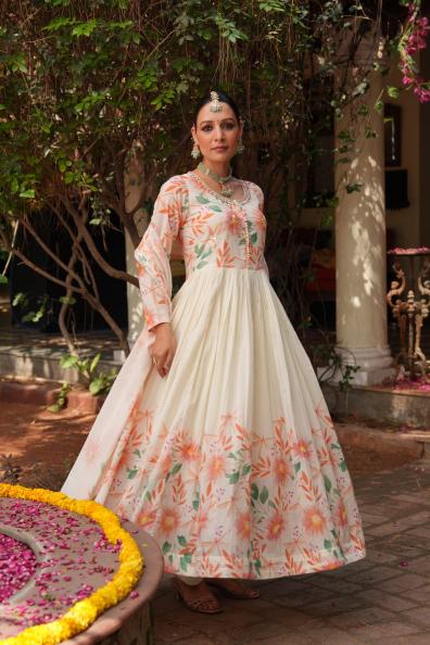 Felocity Tanyaa P 201 catalog buy cotton anarkali kurtis online india