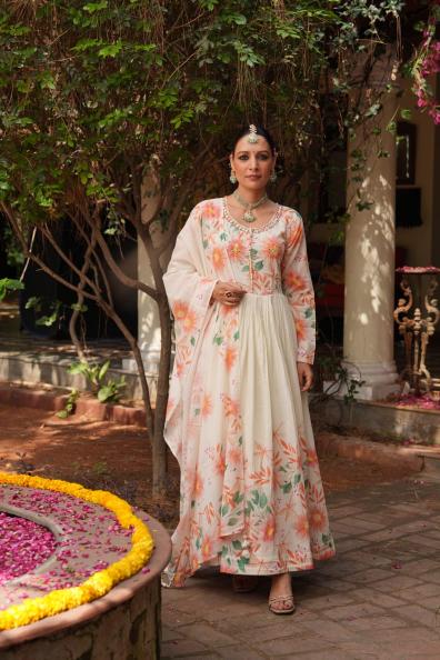 Felocity Tanyaa P 201 catalog buy cotton anarkali kurtis online india